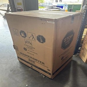 New Profile PFQ97HSPVDS 28 Carbon <b>Graphite</b> Washer/Dryer Combo - Product Image 2