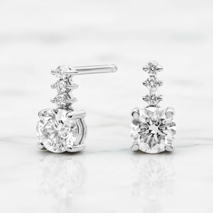 Ensemble de boucles d'oreilles pendantes en argent 925 avec moissanite tendance, coupe brillante en forme de larme, pour mariage, fiançailles, fête, cadeau pour femme - Product Image 3