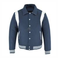 Lettermen meilleure qualité double veste varsity jacket pour base ball avec un matériau de haute qualité