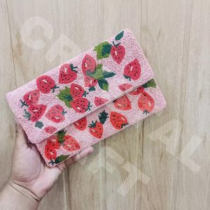 Sourire personnalisé perlé fête pochette sac de soirée concepteur dames sacs à bandoulière sacs à main de luxe et sacs à main fêtes - Product Image 5