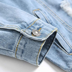 Veste en jean pour homme, hiver, qualité supérieure, vente en gros, écologique, respirante, confortable, logo frontal, en promotion en ligne - Product Image 6
