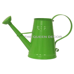 Arrosoir en fer Arrosoir en métal Accents en cuivre avec revêtement en poudre antirouille pour plantes de jardinage Fleur - Product Image 1