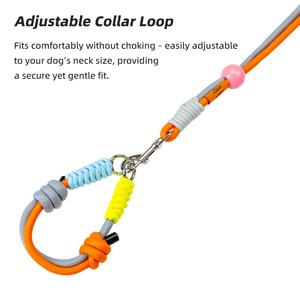 Correa <span class=keywords><strong>de</strong></span> Lujo 6 en 1 para Perro, Ajustable, <span class=keywords><strong>de</strong></span> 1.8 Metros, Cuerda <span class=keywords><strong>de</strong></span> Poliéster, Personalizada, Suave, Transpirable, Cómoda, con Clip Resistente y Sólido - Product Image 3