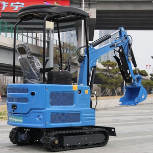 Mini-excavatrice hydraulique diesel, type chenille, pompe à moteur haute efficacité, boîte de vitesses, équipement de construction, godet de 0,02 m, 8,6 kW - Product Image 2