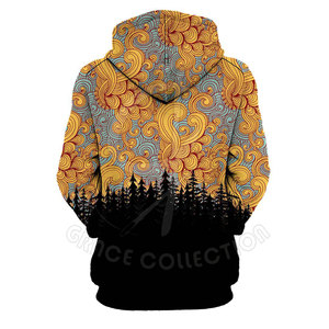 Sudadera con capucha elegante para mujer 100% algodón Venta caliente ropa de invierno con impresión de tamaño personalizado - Product Image 3