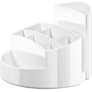 HAN RONDO Polystyrene <b>White</b> 14 X 10.9 X 14 cm <b>Pen</b> Holder - Product Image 1