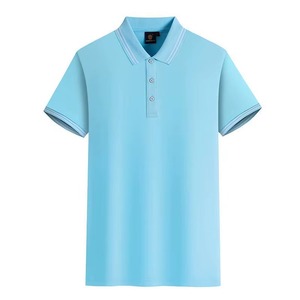 Chemise de golf pour homme à manches longues, en tricot uni, 100% coton, col respirant, haut pour la salle de sport, la marche en plein air, les sports décontractés, confort - Product Image 3