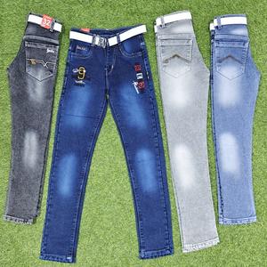 Nouveau design de jeans slim pour garçons pantalons décontractés d'hiver vêtements de plein air en coton à séchage rapide pour enfants - Product Image 1