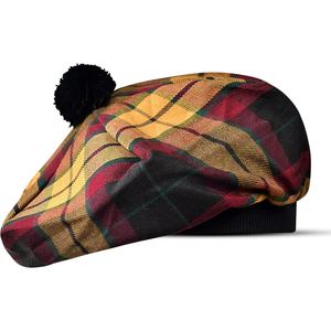 Gorro tradicional escocés personalizado al por mayor, gorros de gorro tradicional escocés hechos en acrílico 100%, gorros de gorro de montaña - Product Image 4