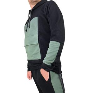 Ensemble de sweat-shirt deux pièces unisexe coupe slim écologique avec impression bouffante personnalisée hiver automne Jogging Streetwear grande taille en option pour - Product Image 3