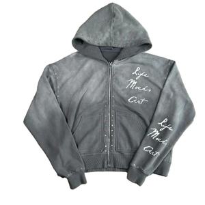 Sudadera con cremallera para hombre del fabricante personalizado 100% algodón de rizo francés tendencias de moda Sudadera con capucha con estampado de pantalla de invierno - Product Image 1