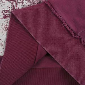 Broderie lourde bouffée impression français éponge polaire coton surdimensionné recadrée fermeture éclair unisexe en détresse lavé acide sweats à capuche personnalisés - Product Image 5