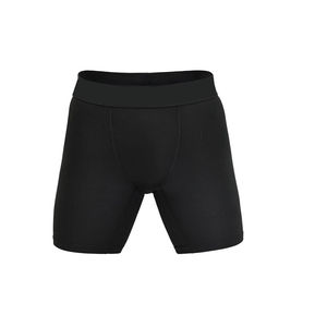 Dernière conception personnalisée de shorts de compression d'entraînement respirants vierges de haute élasticité à séchage rapide shorts de compression pour hommes - Product Image 1