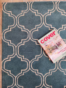 Beau tapis en laine de créateur fait à la main de haute qualité tapis en laine touffetés à la main hôtel bureau à domicile utilisation polyvalente n'importe quel espace de pièce - Product Image 4