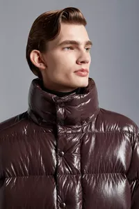 2025 Spring <b>Thin</b> Stand Collar <b>Men's</b> Puffer <b>Jacket</b> Plus Size Oversized Streetwear Dripping Zipper Closure Casual Waterproof Front - Product Image 4