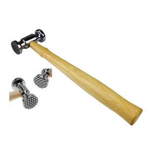 Marteau texturant interchangeable à 9 textures, métal et bois, pour la fabrication de bijoux, établis de travail, état neuf - Product Image 4