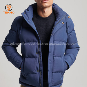 Ropa de invierno de diseño personalizado de alta calidad, abrigo grueso de burbujas para hombre, ropa de calle, chaqueta acolchada de otoño para hombre, servicio OEM - Product Image 2