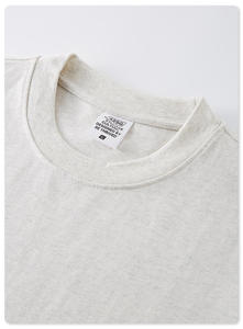 Nouveau T-shirt en coton 100% de haute qualité, coupe classique, lourd, personnalisé, écologique, tricoté avec motif, unisexe pour homme - Product Image 4