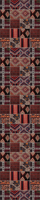 Emirgan Chenille Patchwork Ethnic Turkish Rug Digital Print Vintage Kilim Style Boho Traditional Pattern Floral Runner Carpet
