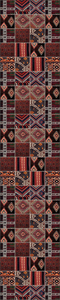 Alfombra Turca Étnica de Patchwork Emirgan, Alfombra de Estilo Kilim Vintage con Estampado Digital, Alfombra de Estilo Bohemio Tradicional, Alfombra de Pasillo - Product Image 5