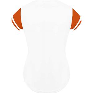 Custom Fit Mujeres Uniformes del equipo de softbol con cuello en V Jersey Pantalones a juego Bajo MOQ - Product Image 5