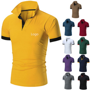 Couleurs personnalisées Logo personnalisé Fashion Polo Shirt Fashion Men's Casual - Product Image 2