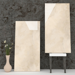 Azulejos Homogenuos de Alta Resolución, Diseño Asiático, Azulejos Elevados de 600X1200mm, Fabricación en India, para Recepción de Hotel. - Product Image 1