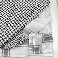 Shemagh palestinien à pompons, Keffieh original en coton tissé camouflage, authentique écharpe arabe pour hommes, haute qualité FLYING EAGLE