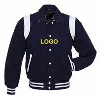 Vente chaude pas cher prix beaucoup de couleurs marque personnalisée plaine vêtements pour étudiants universitaires coton Baseball Varsity vestes dans toutes les tailles