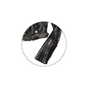 New Fashionable Factory Price <b>Punk</b> Leather Canvas <b>Jacket</b> for Men Breathable Windproof High Quality Quick Dry - Product Image 6