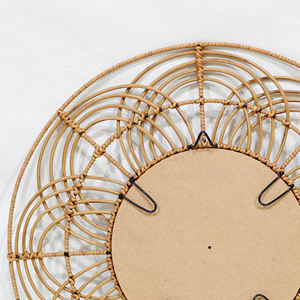 Artex Dong Thap Rattan <b>Mirror</b> Bedroom Woven Rattan Wall <b>Hanging</b> <b>Mirror</b> Boho Specchio Decoration - Product Image 5
