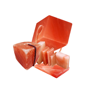 Obral Super September harga murah grosir hewan Himalaya licing merah muda Sal alami garam murni blok pada tali untuk kuda ternak rusa Himalaya kelinci garam bisa dimakan untuk ternak - Product Image 1