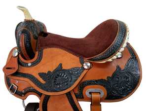 ชุดอานม้าหนังวัวแท้คุณภาพดีดีไซน์ถังตะวันตกพร้อมสีและขนาดปรับแต่งได้ - Product Image 3