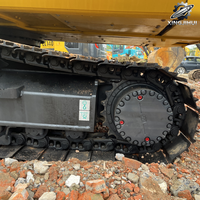 Excavatrice sur chenilles Komatsu PC220, 22 tonnes, hydraulique, moteur SAA6D107, d'occasion, japonaise, pour travaux de construction lourds