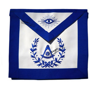 Masonic Regalia Plain <b>White</b> <b>Apron</b> Masonic MM PM Customized Rose Croix Degree <b>Apron</b> - Product Image 3