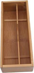 Cutlery <b>Holder</b> 1pc Box Wood Tools Wooden Cooking Tool Organizer Spoon Storage Box Cutlery Rack <b>Chopsticks</b> Box Clamshell Wooden - Product Image 4