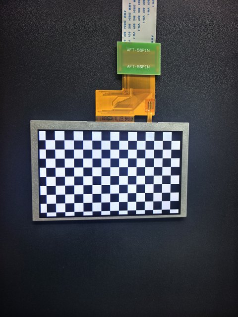 5 Inch Automotive Grade TFT LCD Panel with LVDS Interface and 800x480 Resolution for Rear View Camera Monitors Mirror Displays