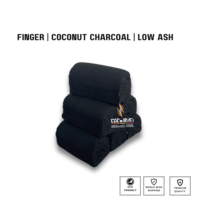 Best-seller 100% Pur Noix de Coco Noir Charbon de Bois Bâton de Doigt Narguilé Briquettes Nargilé Shisha Charbon de Bois Indonésien