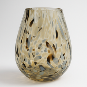 Modern Embossed <b>Glass</b> <b>Vase</b> <b>Vintage</b> Floral Design Tabletop Wedding <b>Vase</b> Artistic Decorative Flower <b>Vase</b> - Product Image 1