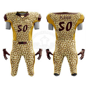 Conjunto de Uniforme de Práctica de Fútbol Americano Personalizado, Fabricado con Tejido Deportivo Ligero para Mayor Comodidad y Movilidad - Product Image 1