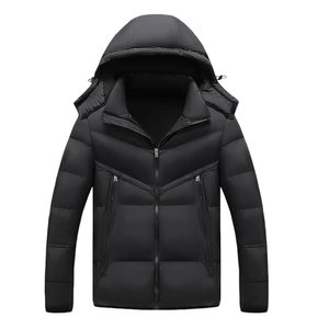Manteau de duvet pour hommes de tout premier style avec logo personnalisé haut de gamme design d'hiver haut de gamme avec logo personnalisé vente en gros - Product Image 4