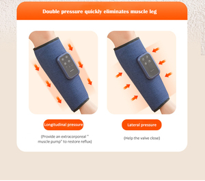 Masseur de jambe de thérapie masseur de jambe de compression d'air construit dans la <span class=keywords><strong>technique</strong></span> de visage de batterie masseur de pied et de mollet - Product Image 4