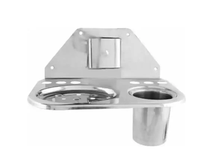 New Design <b>Tooth</b> <b>Brush</b> <b>Holder</b> Gray Color Bathroom Decorative Handmade Stainless Steel Use for Hotel - Product Image 4