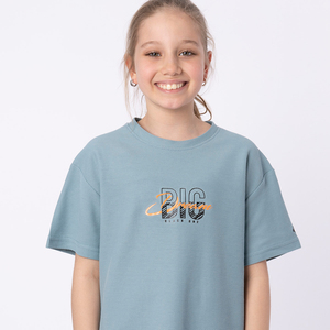 Ligne de vêtements de haute qualité provenant de la fabrication directe, vente en gros, T-Shirts personnalisés 100% coton pour filles et enfants - Product Image 1