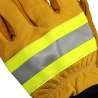 Gants de sécurité pour pompier coupe thermique et à membrane imperméable à haute résistance