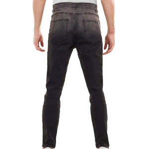 Pantalones vaqueros con diseño de logotipo personalizado para hombre, pantalón profesional transpirable con patrón sólido para invierno, precio bajo, servicio OEM a la venta - Product Image 2