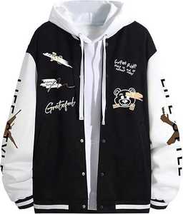 Chaquetas de Béisbol Varsity de Invierno para Hombre, Bordadas, 100% Algodón, de Alta Calidad, Fabricante Personalizado - Product Image 1