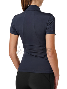 Camisa atlética Ecuestre para mujer a caballo, transpirable, de secado rápido, que absorbe la humedad, diseño elegante, tela elástica, tops para mujer - Product Image 5