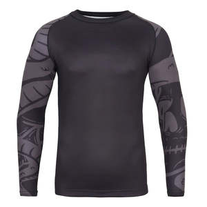 Vêtements de course personnalisés OEM de haute qualité pour hommes Elite Rush Guard, vente en gros, vêtements de sport toutes saisons - Product Image 1