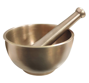 ครกทองเหลืองและสากและเครื่องมือสมุนไพรเครื่องเทศขนาดพิเศษสำหรับใช้ประจำวันและงานแฮนด์เมด - Product Image 1